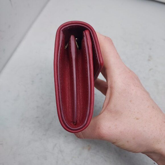 MCM Patricia Large Visetos Champagne Gold Wallet - Picture 5 of 11